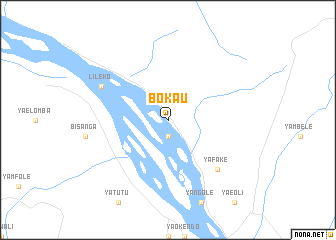 map of Bokau