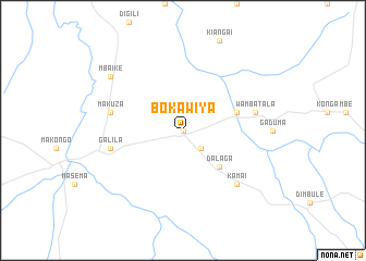 map of Bokawiya