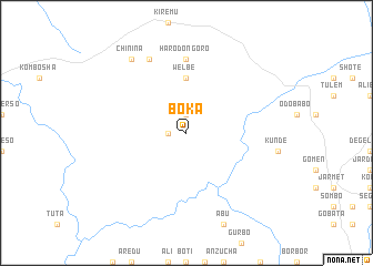 map of Bokʼa