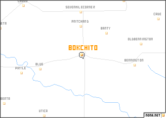 map of Bokchito