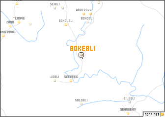 map of Bokébli