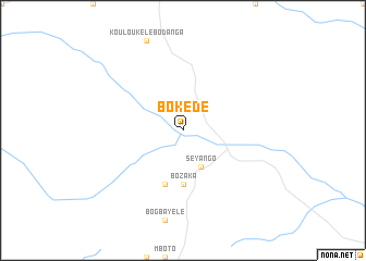 map of Bokédé