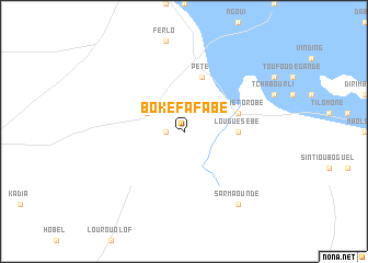map of Boké Fafabé