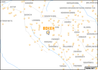 map of Bokeh