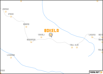 map of Bokela