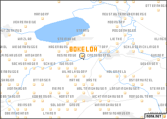 map of Bokeloh