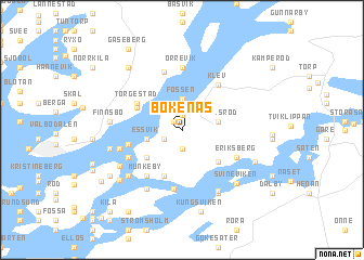 map of Bokenäs