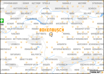 map of Bökenbusch