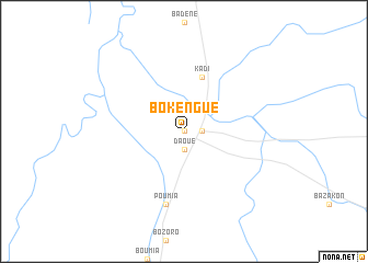 map of Bokengué