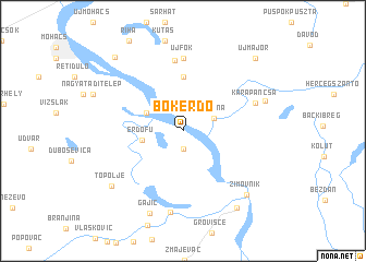map of Bokerdő