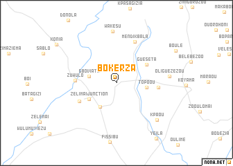 map of Bokerza