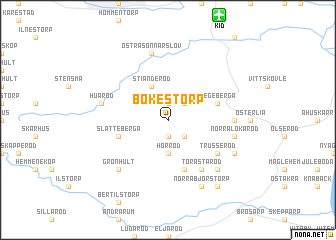 map of Bökestorp