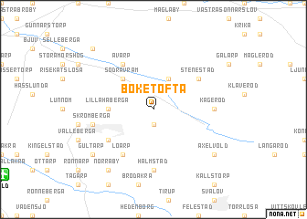 map of Böketofta