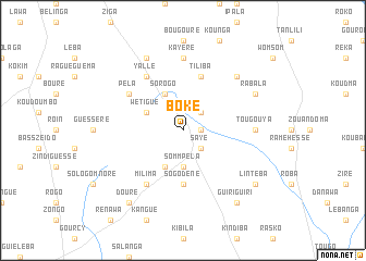 map of Boké