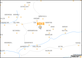 map of Böke