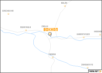 map of Bokhan