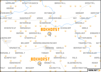 map of Bokhorst