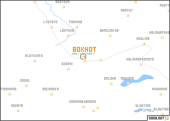 map of Bokhot