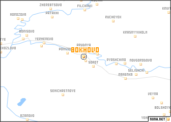 map of Bokhovo