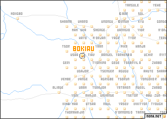 map of Bokiau