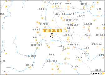 map of Bokiawan