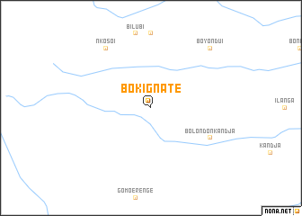 map of Bokignate