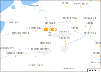 map of Bokino