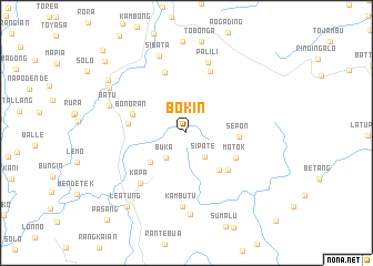 map of Bokin