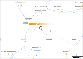 map of Boki Saboundou