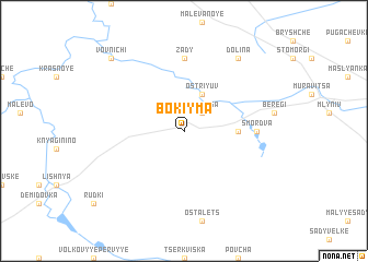 map of Bokiyma