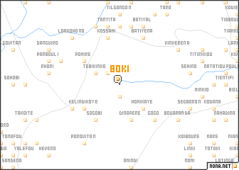 map of Boki