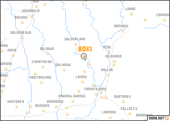 map of Boki