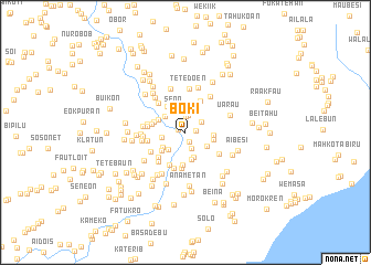 map of Boki