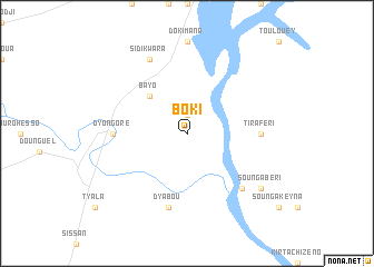 map of Boki