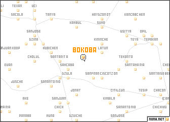 map of Bokobá