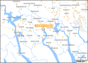 map of Bokobokiri