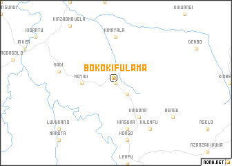 map of Boko-Kifulama