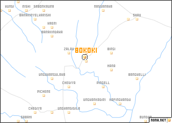 map of Bokoki