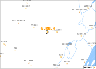 map of Bokola