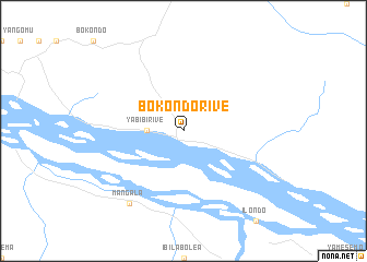 map of Bokondo-Rive