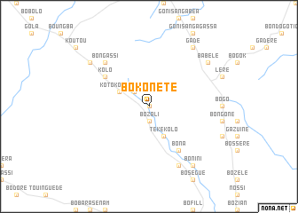 map of Bokonete