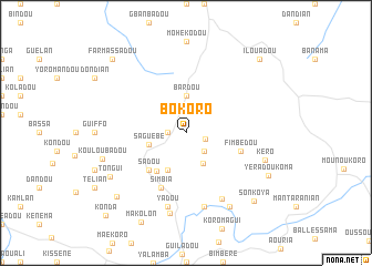 map of Bokoro