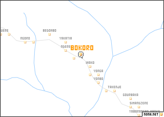 map of Bokoro