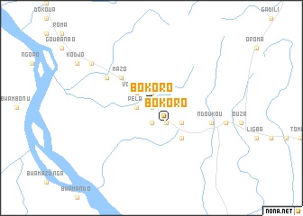 map of Bokoro