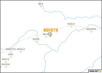 map of Bokota