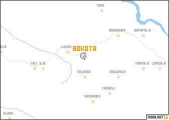 map of Bokota