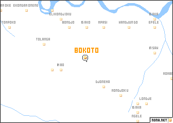 map of Bokoto