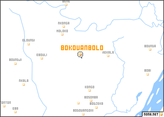 map of Bokouanbolo