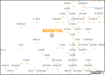 map of Bokoutou