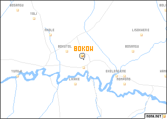 map of Bokow